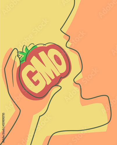 GMO Apple Man Tomato Bite