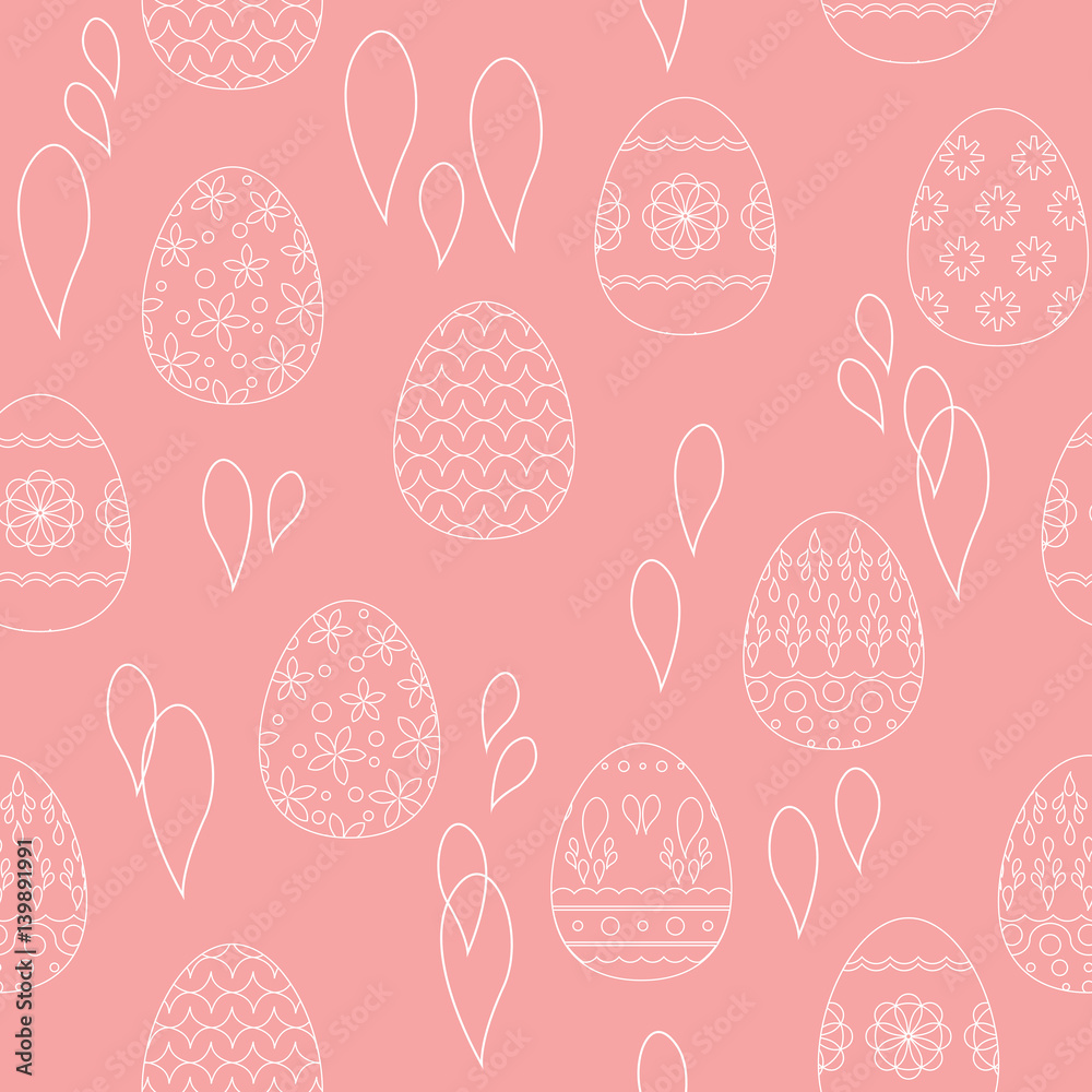 seamless pattern vector, vector background, easter theme,  pattern for happy easter day 