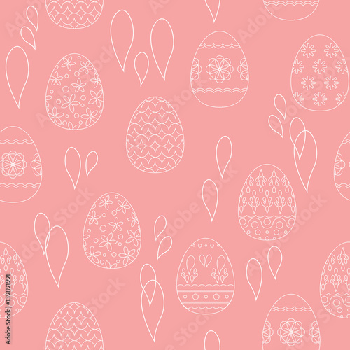 seamless pattern vector, vector background, easter theme, pattern for happy easter day 