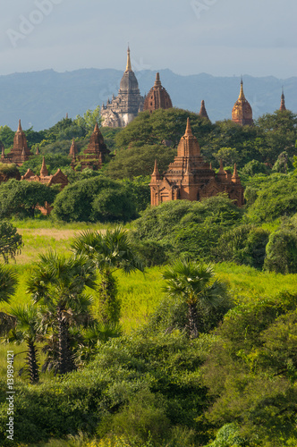 Ancient and ruin pagodas in Bagan  Mandalay  Myanmar