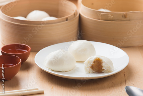 bao ,popular chinese dim sum food