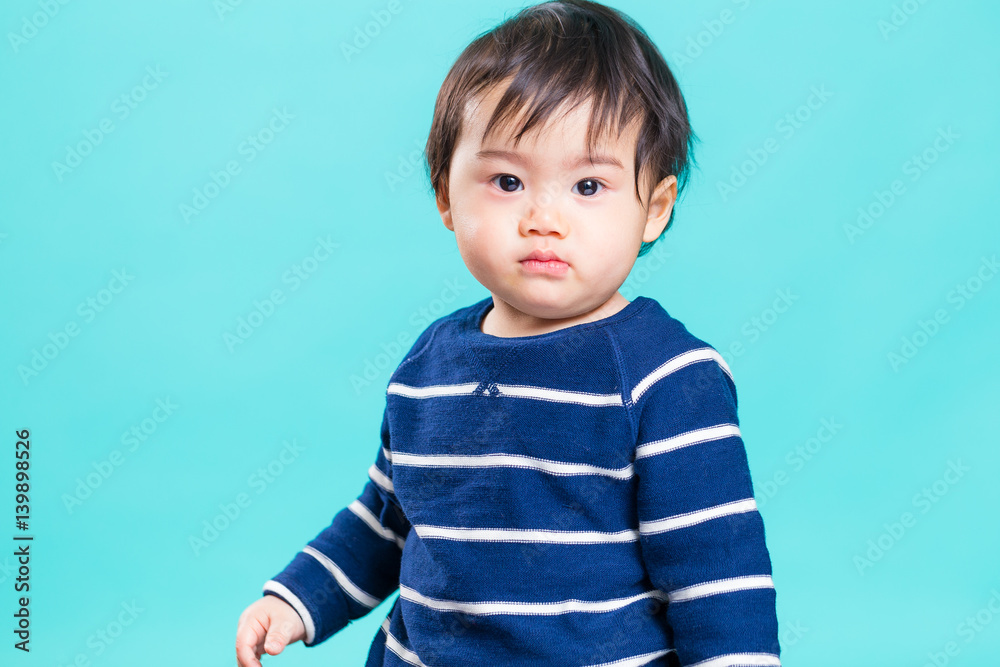 Little cute asian baby