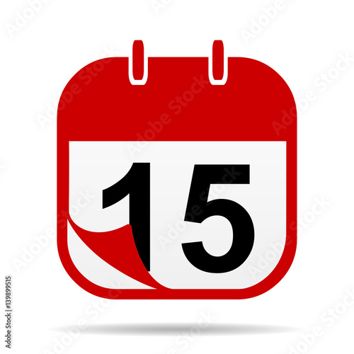 15 on Calendar icon