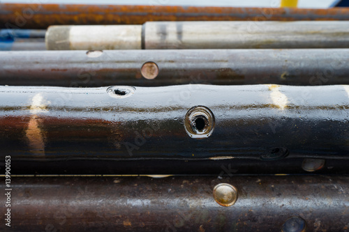Perforation tool for perforate oil and gas well to make the hole on production tubing to allow gas and condensate flow, Oil and gas business.