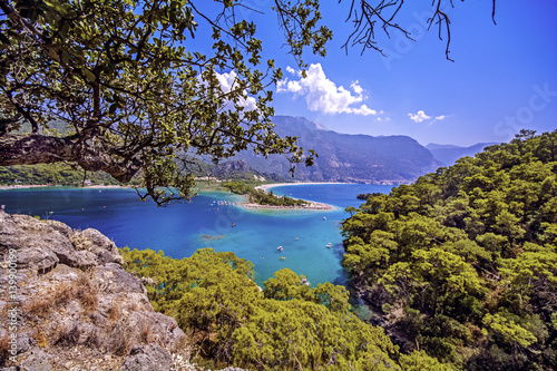 Oludeniz (Look at 'Oludeniz' from the other side), Fethiye, Turkey photo