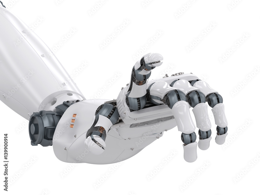 robotic hand pointing robotic hand pointing