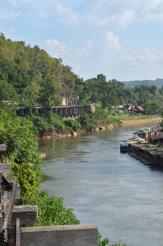 Kwa river in Kanchanaburi, Thailand © chokniti