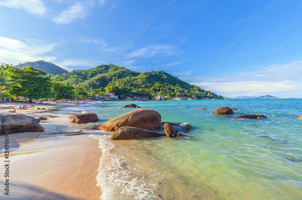 Naklejka premium Silver Beach na Koh Samui w Tajlandii.