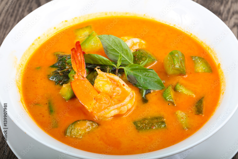 Curry with prawn Curry with prawn