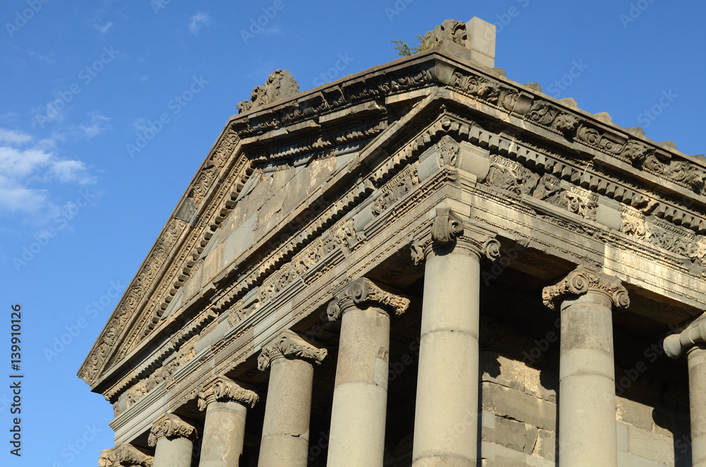 Temple of Garni, a first century Hellenic temple near Garni, Armenia. UNESCO World heritage site Temple of Garni, a first century Hellenic temple near Garni, Armenia. UNESCO World heritage site