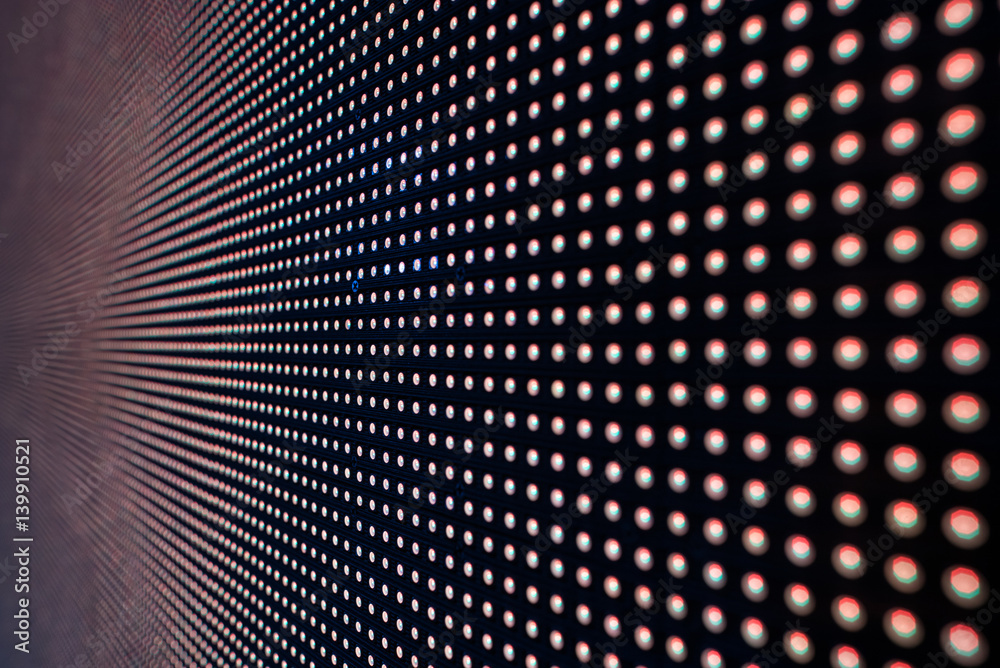 LED panel. A close-up of LED. LED panel. A close-up of LED.