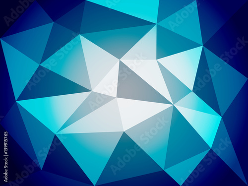 white blue geometric vector...