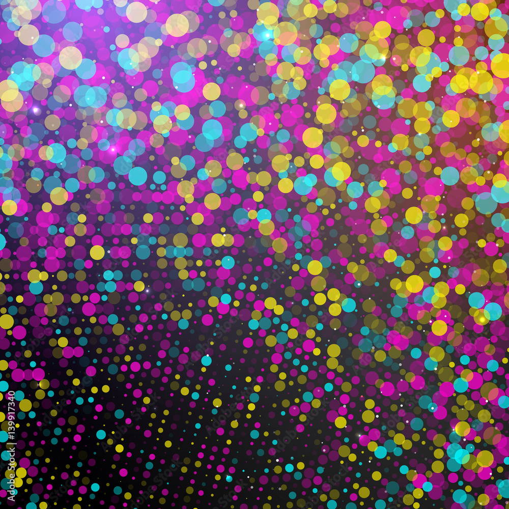 Vector confetti. Colorful confetti