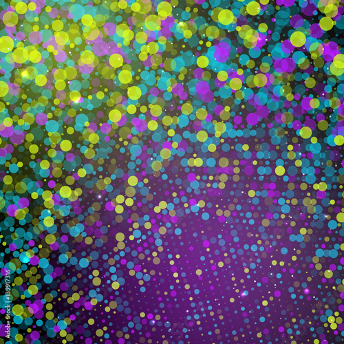 Vector confetti. Colorful confetti