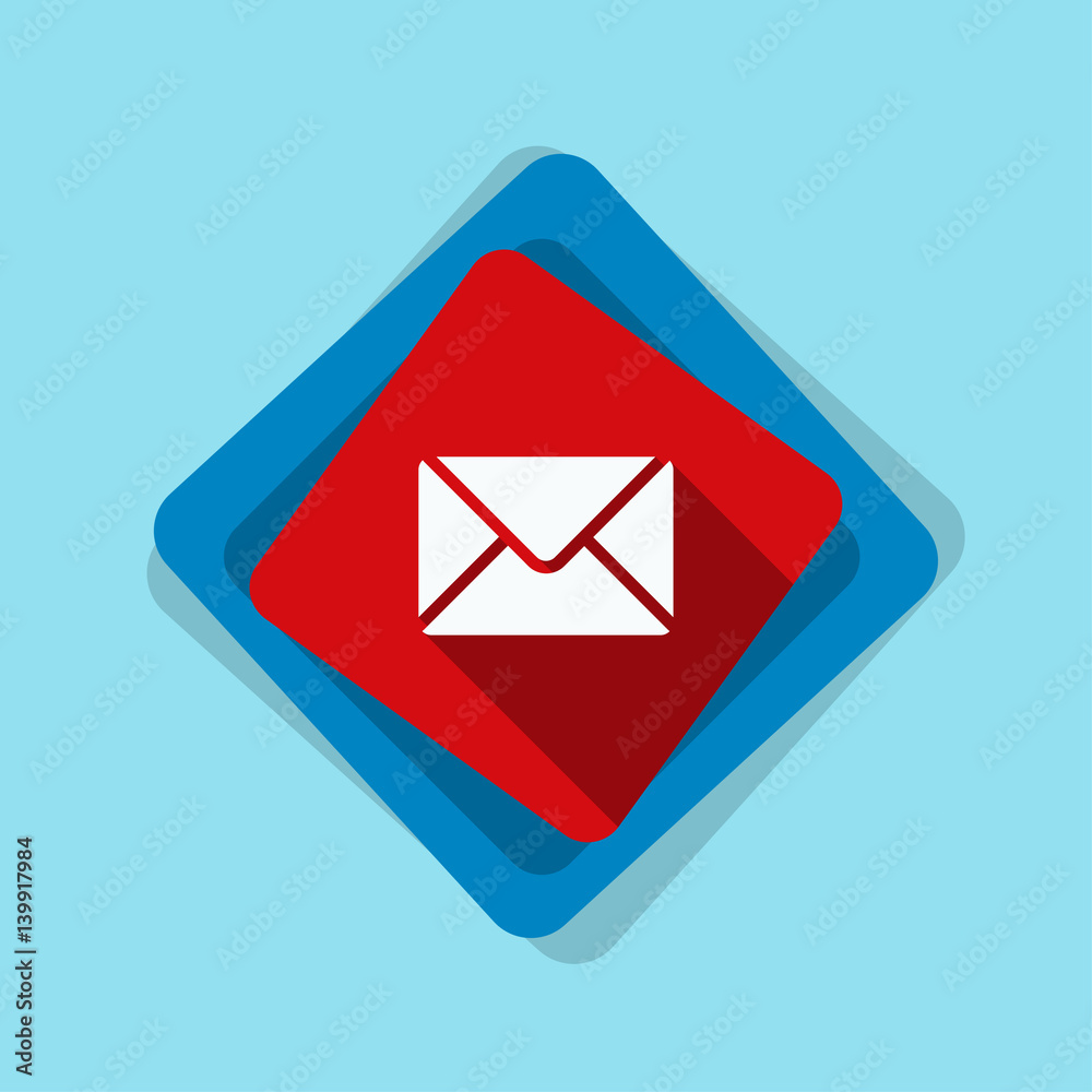 Mail button illustration