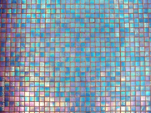 Abstract background, multicolored ceramic tile top view 