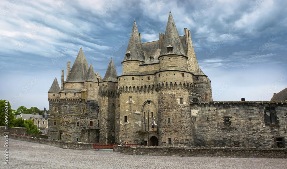 Le château de Dinan, Côtes d'Armor, Bretagne