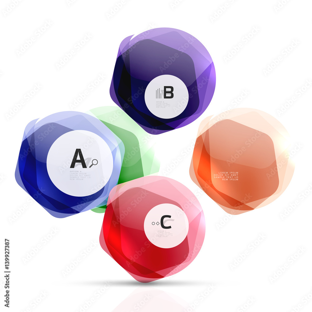Glass modern geometrical hexagon abstract background Glass modern geometrical hexagon abstract background