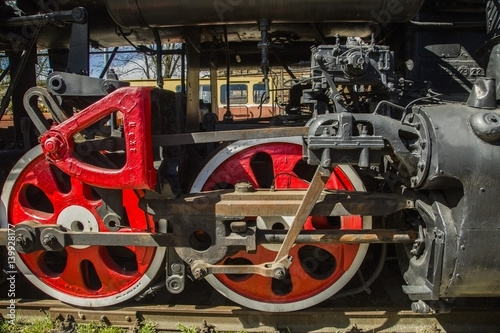 Steam locomotive. Cranks, rods, Pistons, those were secret world of speed