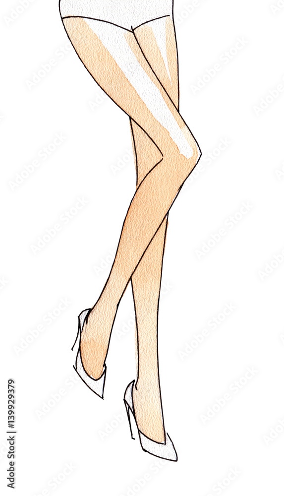 hand painted slender model legs hand painted slender model legs