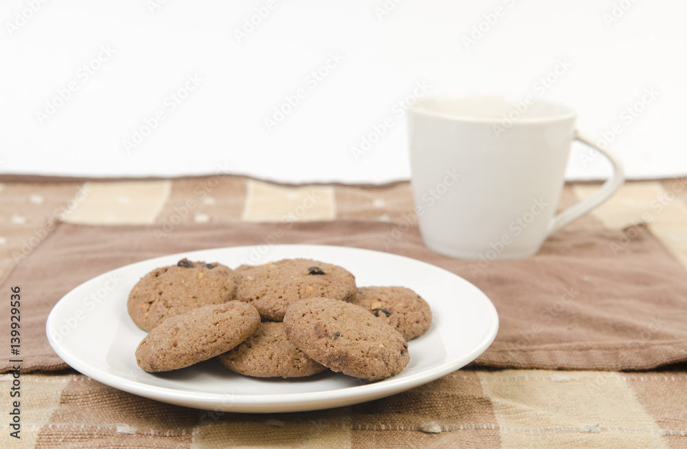 Cookies and milk. Cookies and milk.