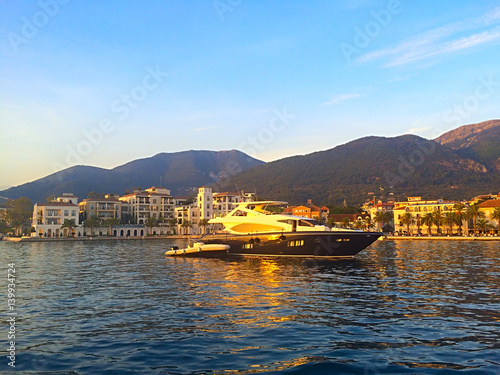 Yachts and boats at Adriatic sea