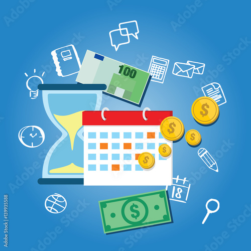 payment schedule day calendar payday deadline money overdue