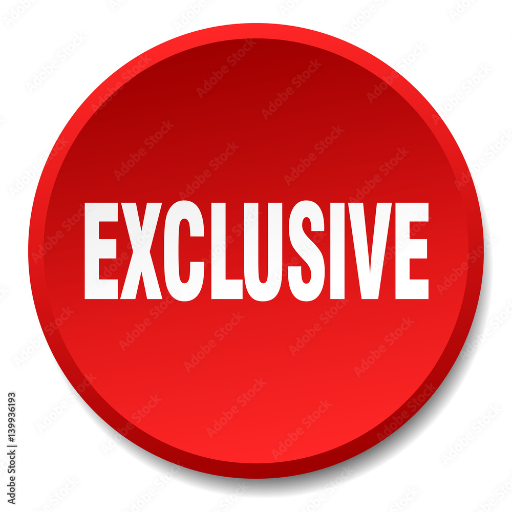exclusive red round flat isolated push button exclusive red round flat isolated push button