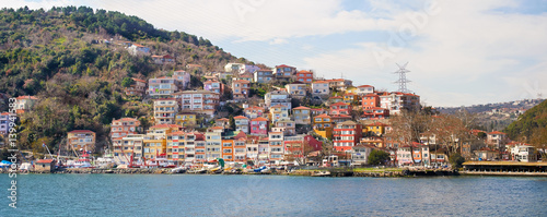 Photography The fishing village of Rumeli Kavagi on the Bosphorus Strait,Istanbul,Turkey