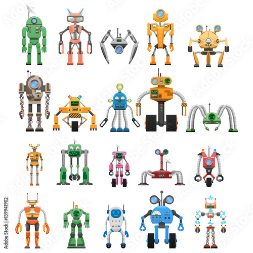 Robots Set Modular Collaborative Android Machines