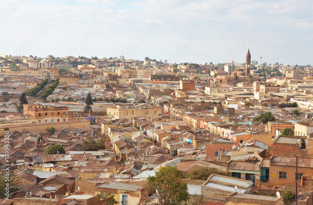 Asmara  -  the capital city and largest settlement in Eritrea
