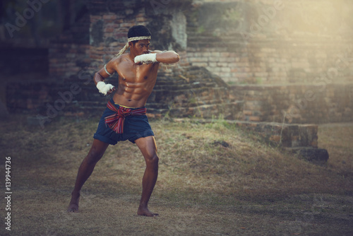 Muay Thai martial art © somchai20162516