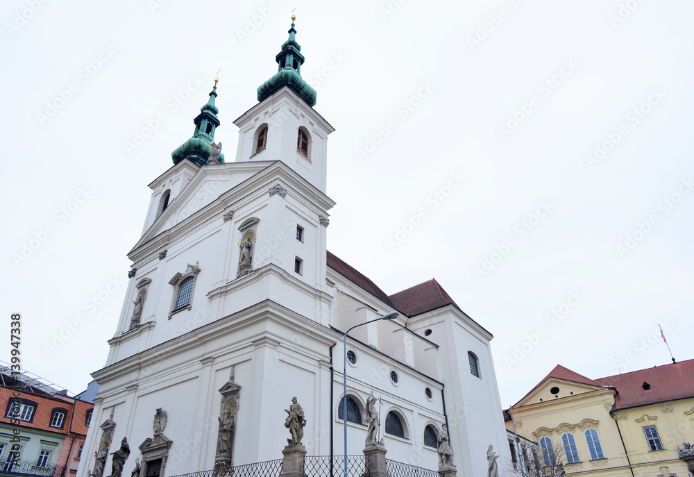 Brno Town Center with Church St Michael