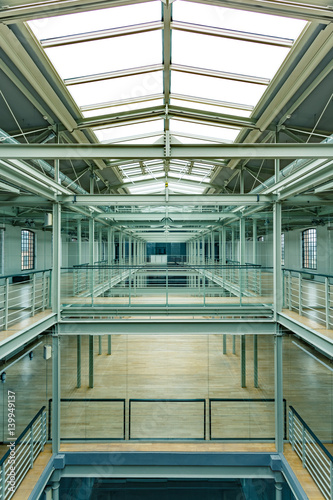 Industrial interior with glass roof © Photographee.eu