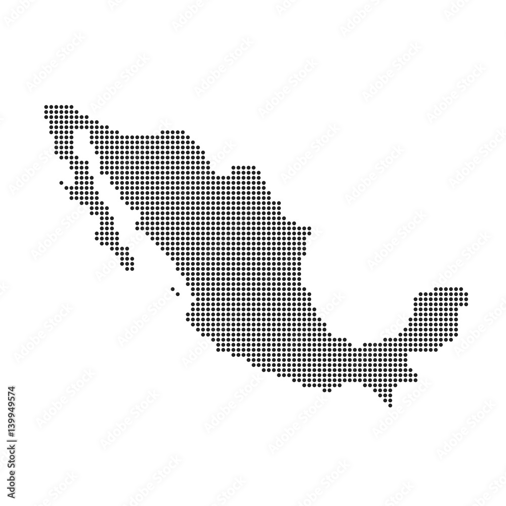 Mexico Dotted Map