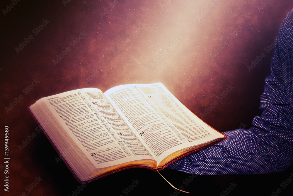Fototapeta premium Bible in hand