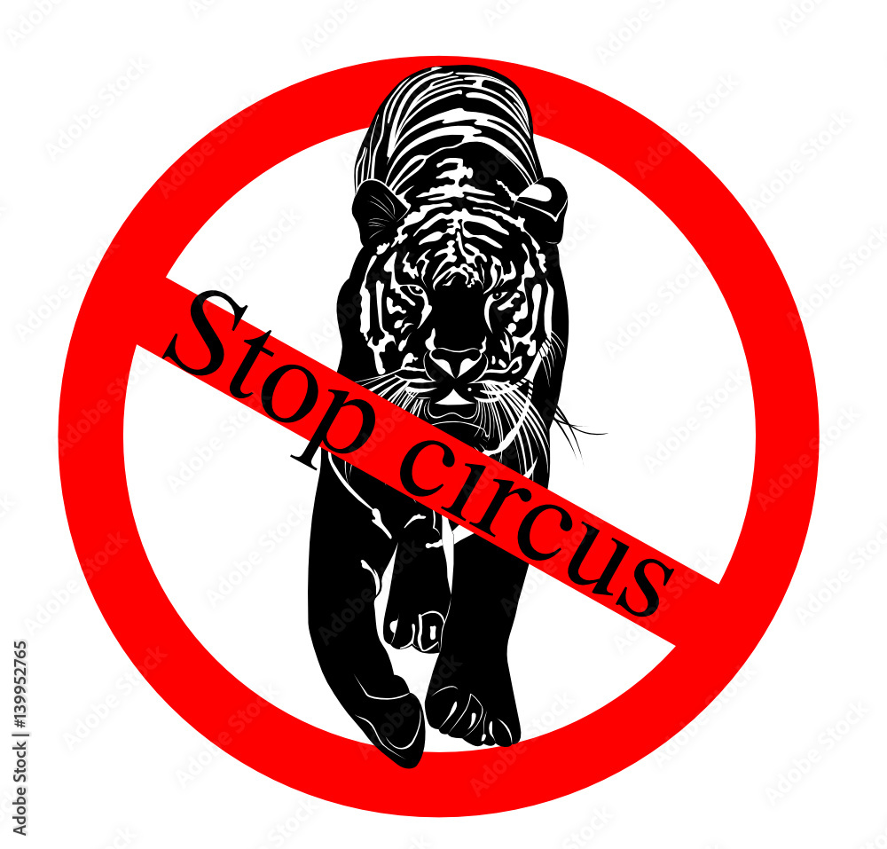 Stop circus. Say NO! to animals in circuses. ban circus animals using a