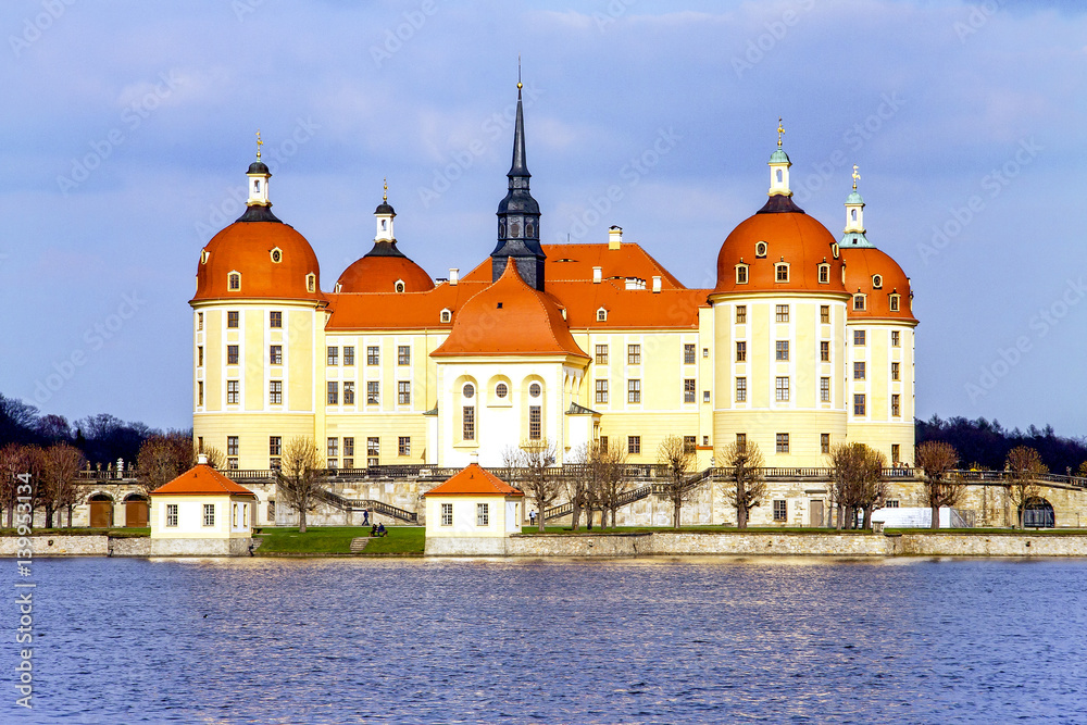 Moritzburg Castle in Saxony Germany