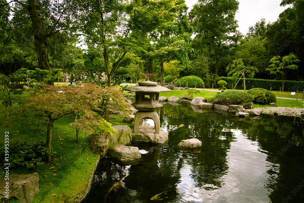 A beautiful landscape of a park in London A beautiful landscape of a park in London