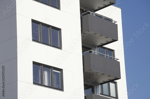 Moderne Wohnhäuser, Balkone