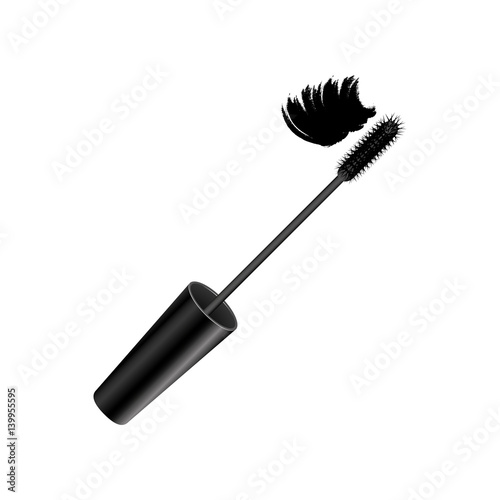 lid eyelash mascara icon, vector illustraction design image