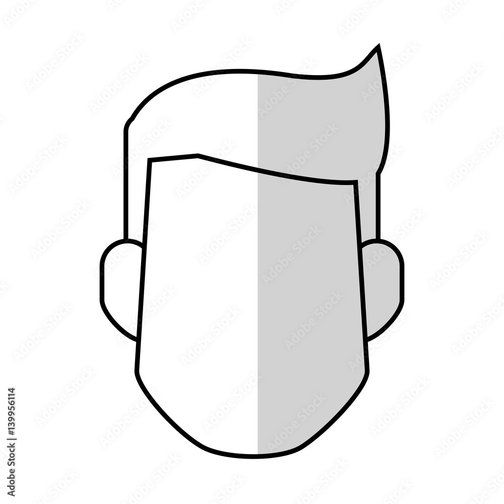 man cartoon icon over white background. vector illustration man cartoon icon over white background. vector illustration