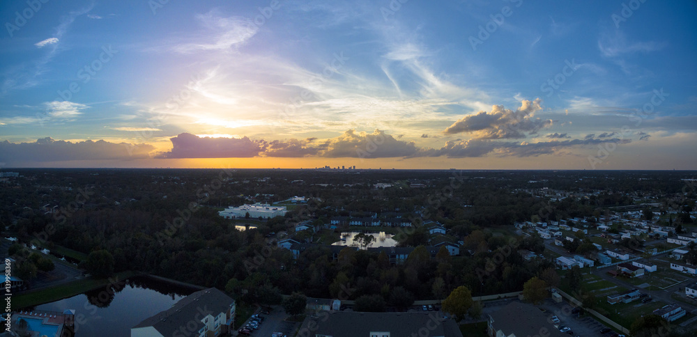Sunset in Orlando Florida