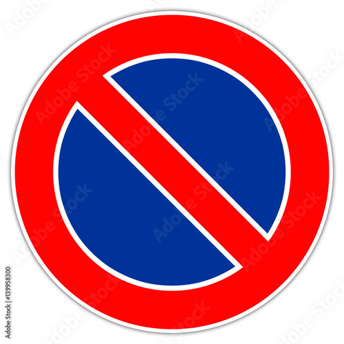 Panneau routier en Italie : Stationnement interdit Free Download Panneau routier en Italie : Stationnement interdit - GFXLoad