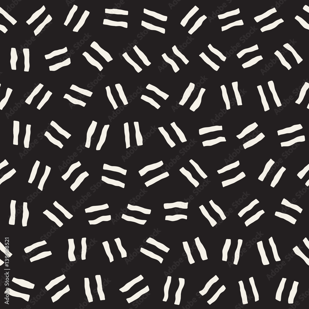 Vector Seamless Pattern. Abstract Background With Scattered Geometric Shapes. Vector Seamless Pattern. Abstract Background With Scattered Geometric Shapes.