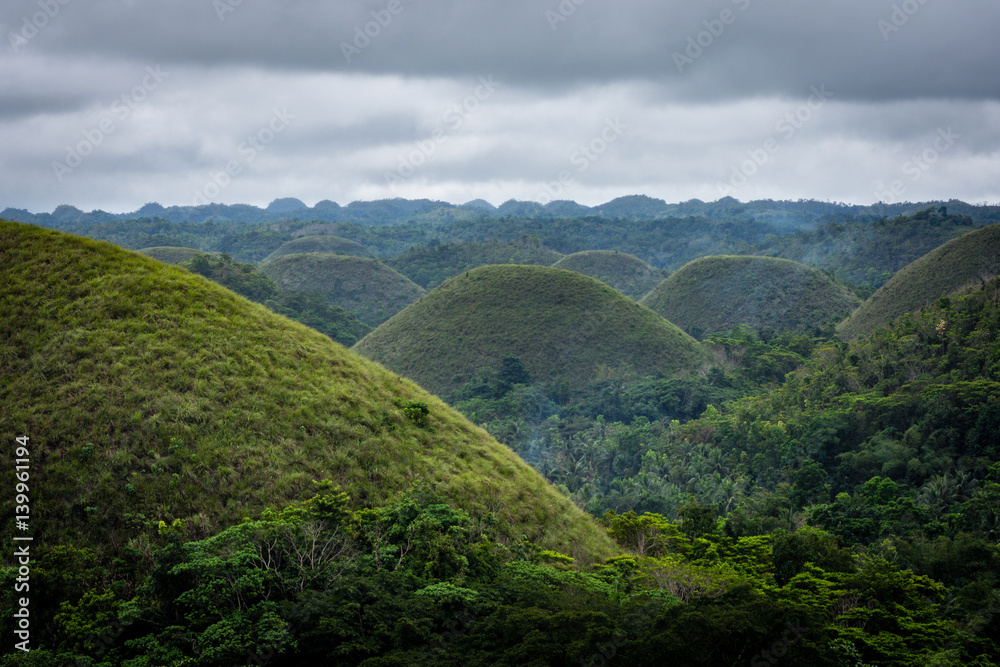 Impressive and Famous Chocolate Mountains of Bohol Island, Philippines. Impressive and Famous Chocolate Mountains of Bohol Island, Philippines.