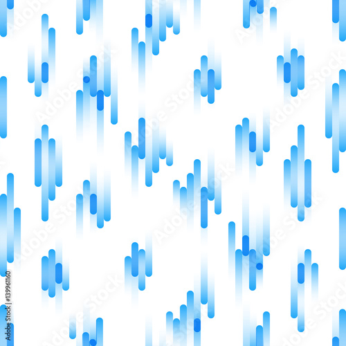 Seamless pattern of particles moving. Abstract background in bright colors. Vector illustration.