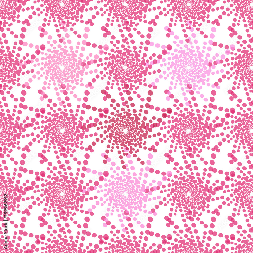 half tone pattern with dots IN pink - Monochrome halftone texture Stock ...