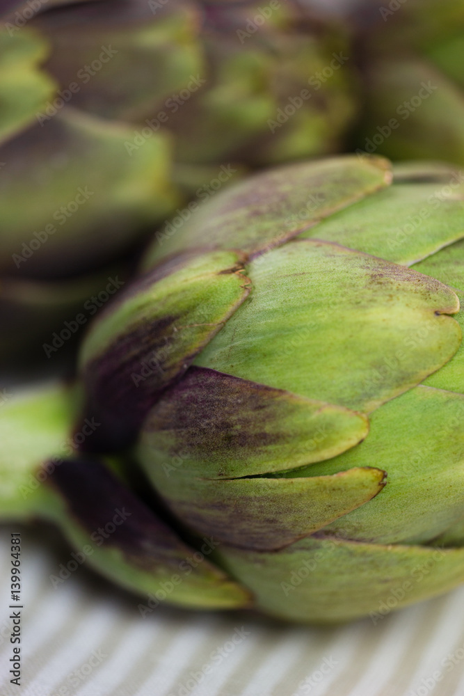 Obraz premium Carciofi macro