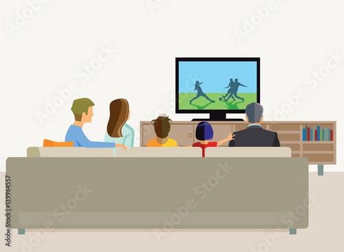 Fernsehen mit der Familie